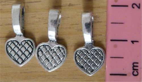 3 Pc Pendant Heart