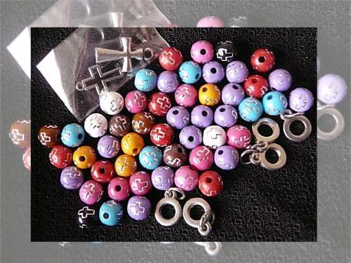 Mix Colorful Beads/Charm/Finding Set