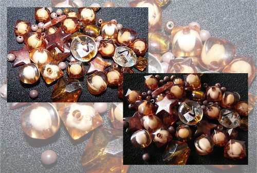Mix Brown Beads Set