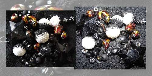Mix Black Beads Set