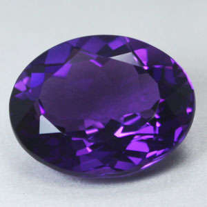 6.60ct.RAVISHING AFRICA DEEP PURPLE AMETHYST OVAL