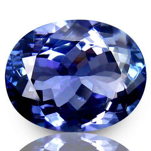 Magnificent fire Oval  Bluish Violet Tanzanite Gemstone