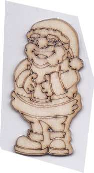 Santa Wood Cutout