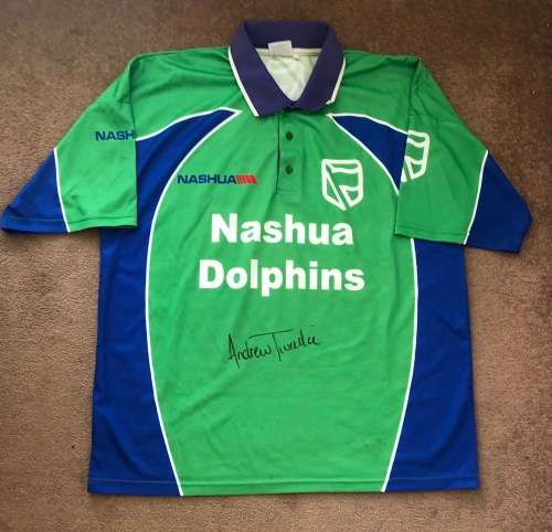 MATCH WORN ANDREW TWEEDIE DOLPHINS SHIRT