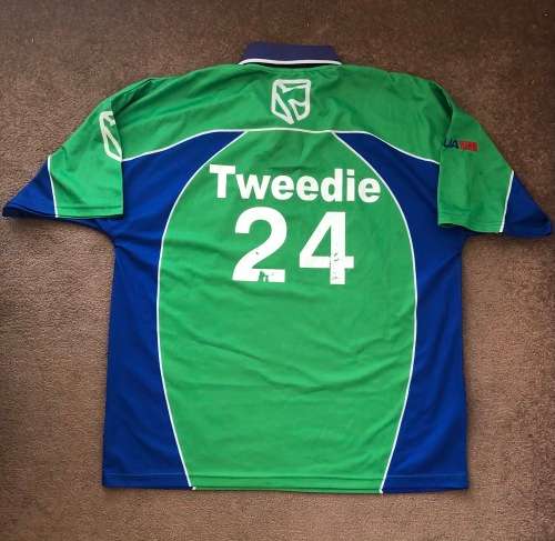 MATCH WORN ANDREW TWEEDIE DOLPHINS SHIRT