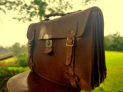 Vintage Leather Briefcase