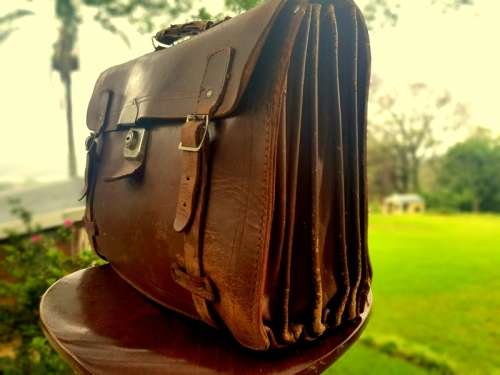 Vintage Leather Briefcase