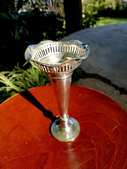 Silver Plated Vase