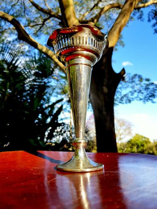 Silver Plated Vase
