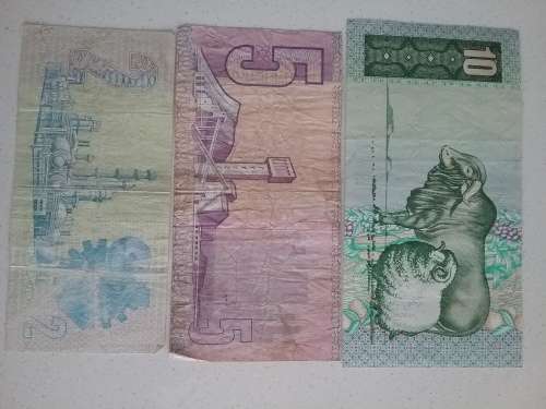 Variety old south african notes