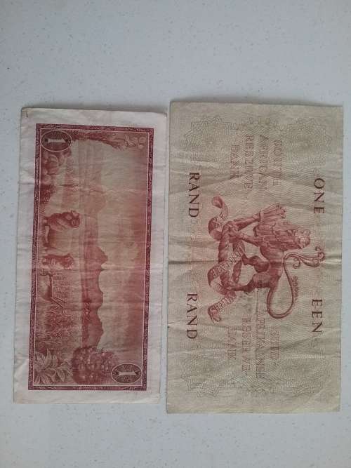 Union of south africa R1 notes