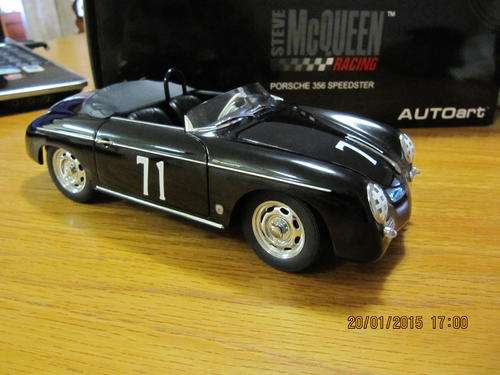 Porsche 356 speedster Autoart steve Mcqueen edition size 1:18