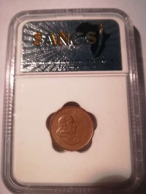 1965 Afrikaans one cent