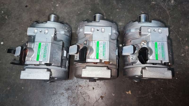 Denso 10s15C Aircon Compressor x 3, bid on lot