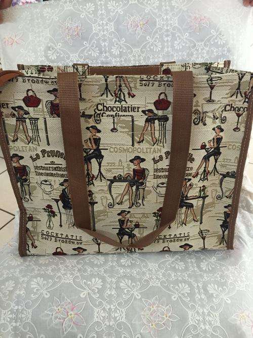Lovely fashion canvas hand bag