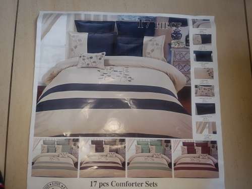 Comforter Duvet Set 17 pce