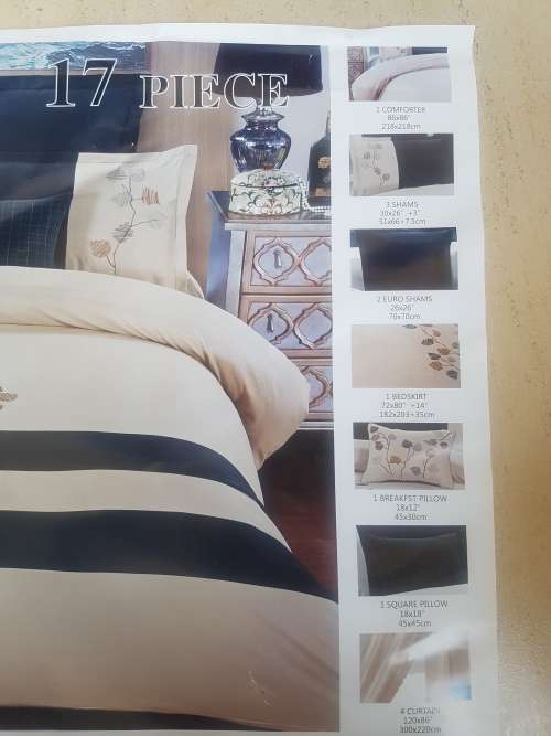 Comforter Duvet Set 17 pce