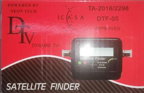 Satellite Signal Finder Meter DSTV and OVHD including Testing cable 2 RF connectors