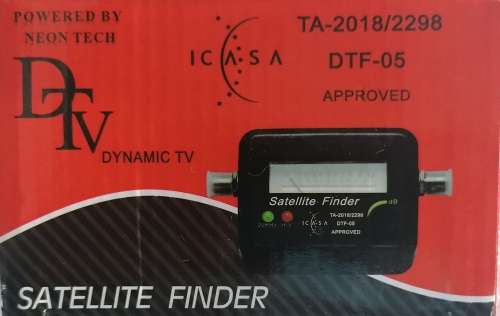 Satellite Signal Finder Meter DSTV and OVHD including Testing cable 2 RF connectors