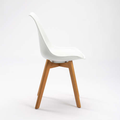 Padded Solid Wood Legs Dining Kitchen Chair