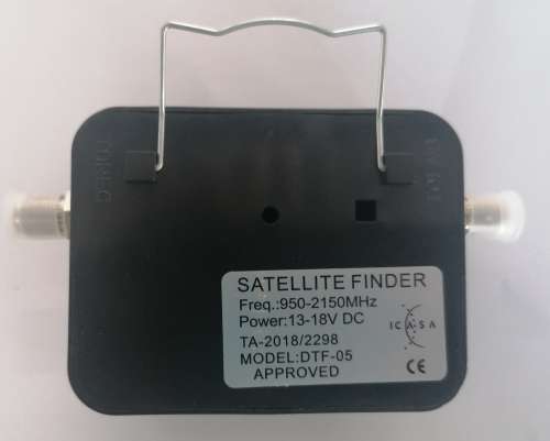 Satellite Signal Finder Meter DSTV and OVHD including Testing cable 2 RF connectors