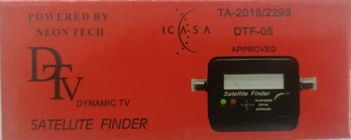 Satellite Signal Finder Meter DSTV and OVHD including Testing cable 2 RF connectors