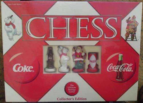 Coca-Cola Collector's Edition Official Licensed Chess Game, Chess Set