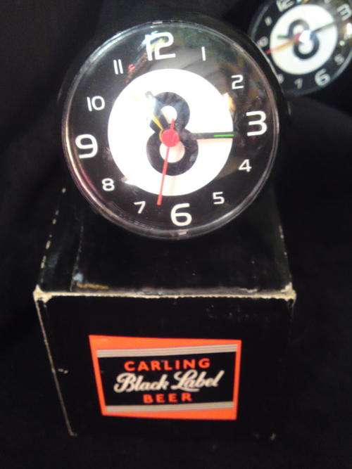 Carling Black Label 8 Ball Alarm Clock