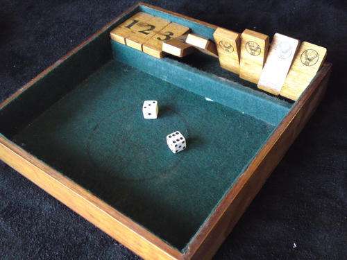Jagermeister Shut The Box - Jagermeister Dice Game - Board Game - Bar Game - Drinking Game