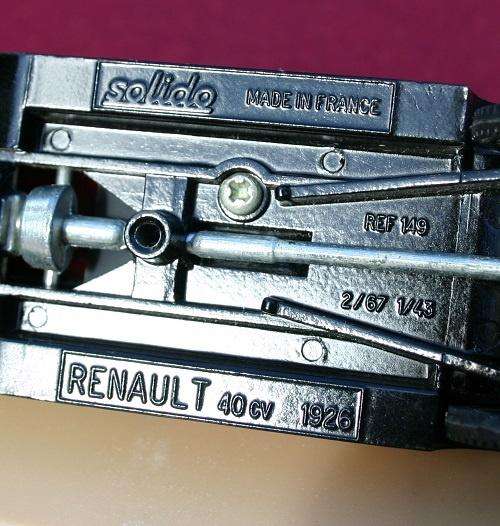 Solido 1926 renault 40cv