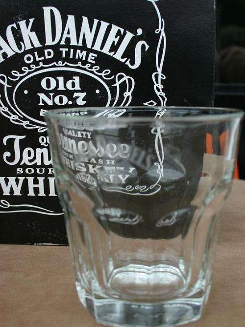Jack Daniels Set Of Four 'Old Time Authentic Quality' Whiskey Tumblers - Genuine JD Merchandise