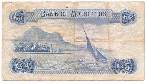Mauritius Five Rupees