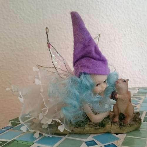 Blue haired faerie
