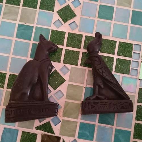 Two Small Egyptian Statues