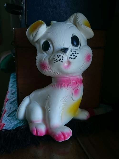 Vintage Squeaky Dog