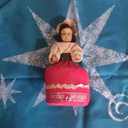 1950's/1960's Pin Cushion with Tape Measure Doll