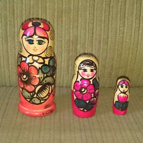 Wooden Russian Stacking Dolls