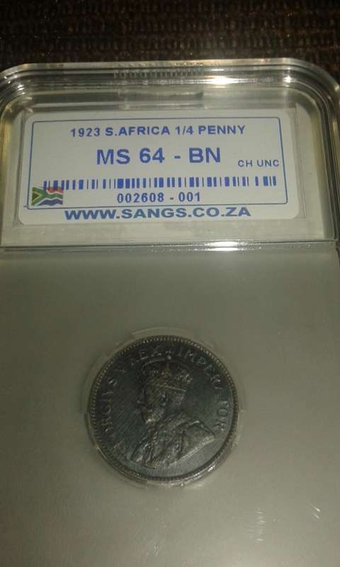 1923 QUARTER PENNY MS64 BN