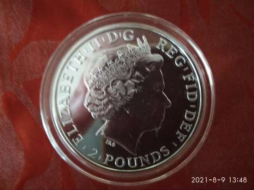 2014 1OZ SILVER BRITISH LUNAR YEAR OF THE HORSE UNCIRCULATED