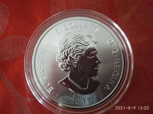 2017 1OZ SILVER CANADIAN LYNX UNCIRCULATED