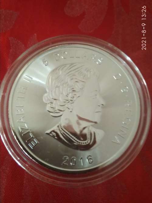 2016 1OZ SILVER CANADIAN COUGAR UNCIRCULATED