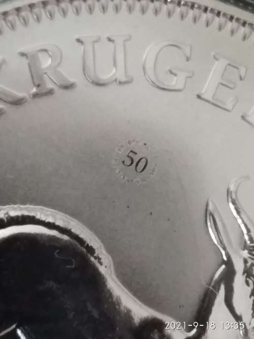 2017 50TH ANNIVERSARY 1OZ SILVER KRUGER UNCIRCULATED IN CAPSULE