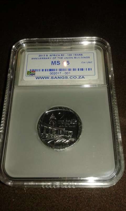 R2 UNION BUILDING COIN MS65