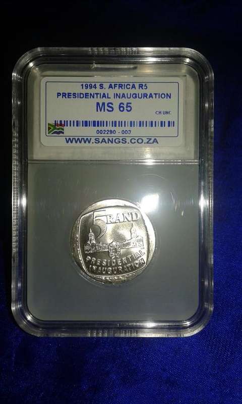 1994 R5 INAUGURATION COIN MS65