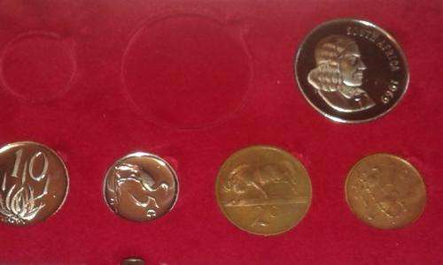 1969 INCOMPLETE SHORT PROOF SET ( MISSING 1 RAND )
