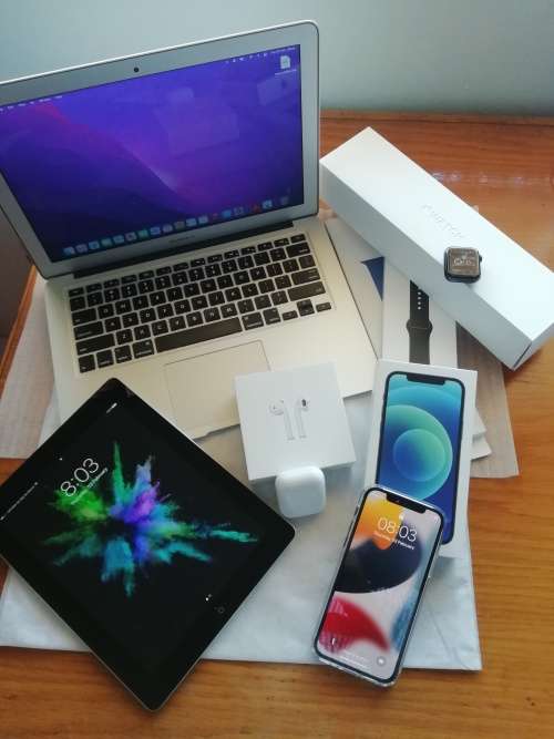 Apple Bundle - MacBook Air, iPhone 12, Apple Watch, Apple AirPods, iPad