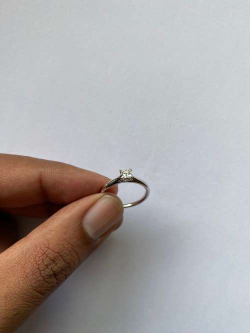 DIAMOND RING - AUTHENTIC BROWNS PROTEA PRINCESS SOLITAIRE DIAMOND RING
