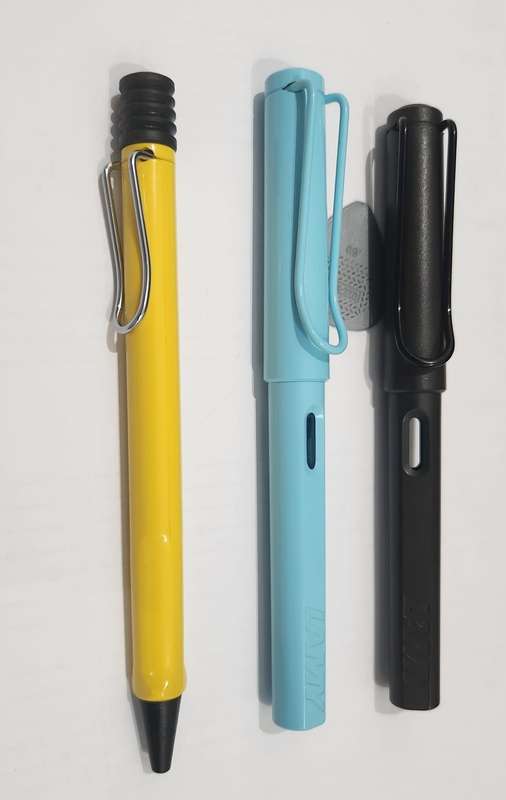 Lamy pens & Parker jotter