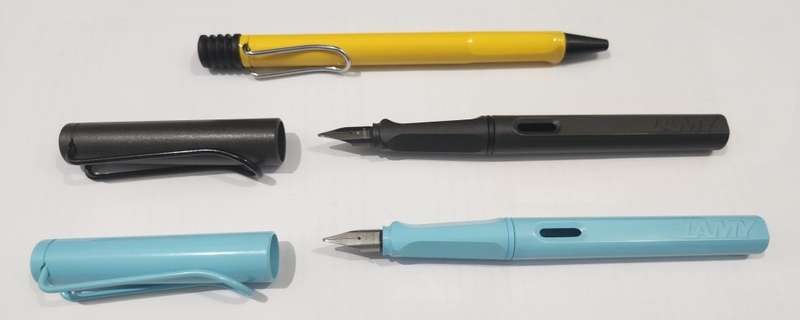 Lamy pens & Parker jotter