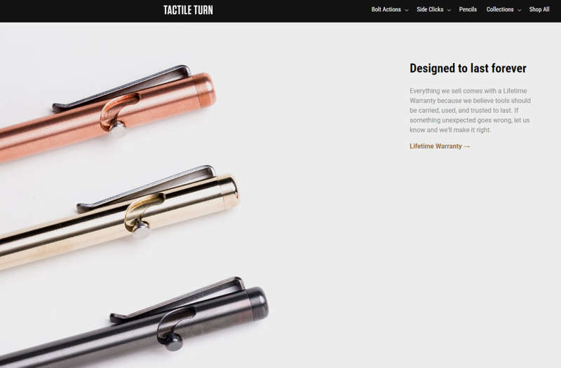 Tactile Turn EDC pen